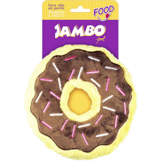 Brinquedo Jambo Pelúcia Food Donut G Chocolate